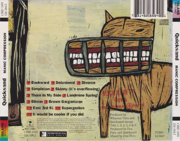 Quicksand - Manic Compression CD Import