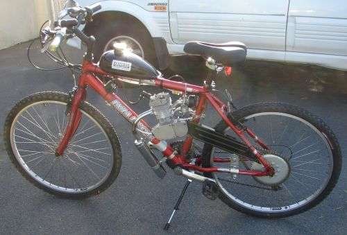 SPECIAL OFFER Aluminium Avalanche 21 gear bike - fitted with new 48cc engine