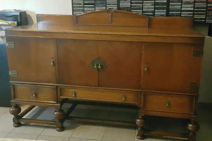 Antique Solid Oak Side Board. Or nearest offer