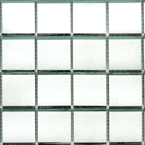 Crystal Glass Mosaic Tiles 23mm x 23mm - MIRROR