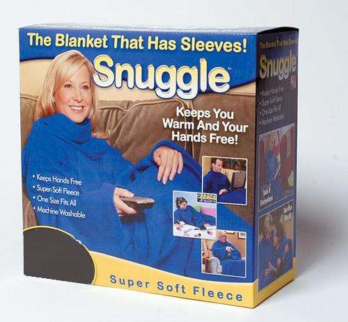 Snuggle Blanket With Sleeves - LOW POSTAGE!!!