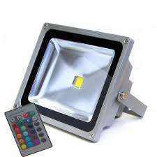 RGB - 50W LED Floodlight + Remote (220V) - Bulk Offers Welcome