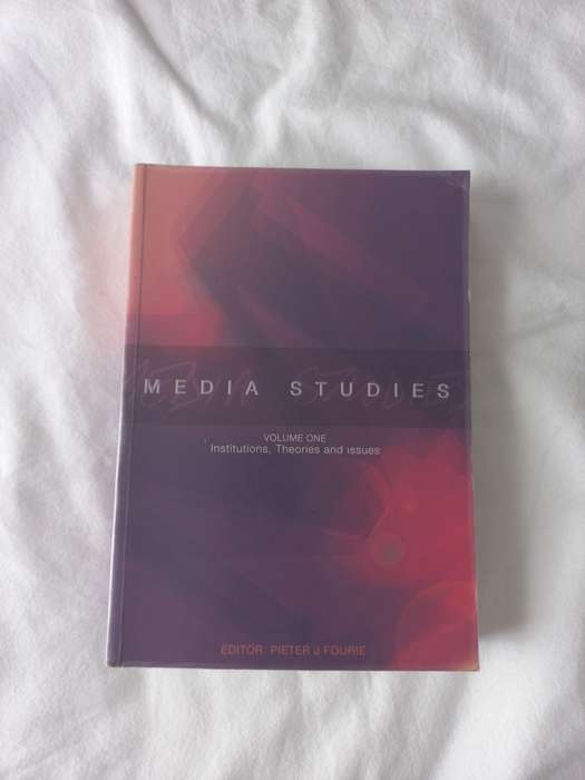 Media Studies: Institutions, theories, and issues textbook Pieter Jacobus Fourie