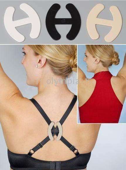 4x Clips Perfect Adjust Bra Strap Clip Cleavage Control