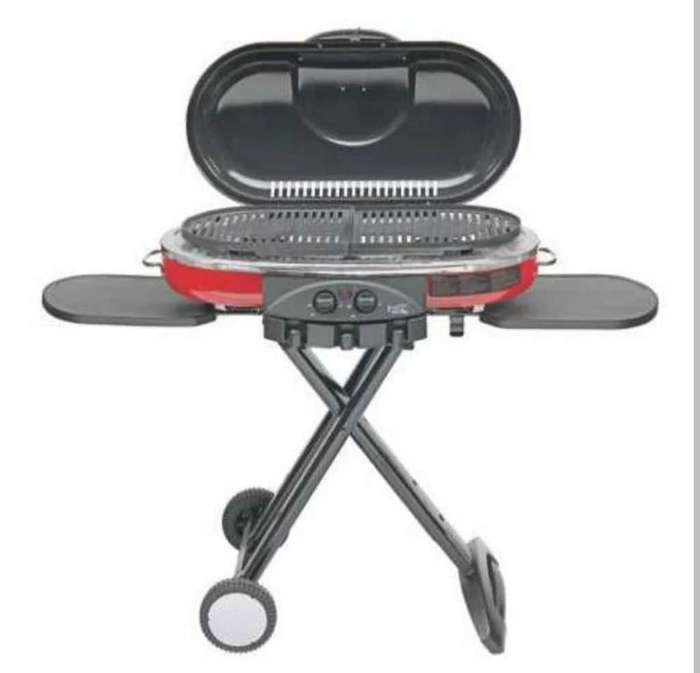 Coleman RoadTrip 9949A Series Portable Stand Up Propane Grill, Red