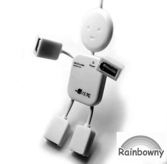 10 ON AUCTION!!!2.0 high speed man usb hub 4 ports