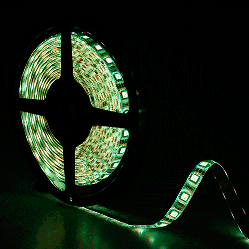 Waterproof 300 LED Strip Light 24 Key Remote (5M SMD RGB 50/50) 12V 5A Power Kit