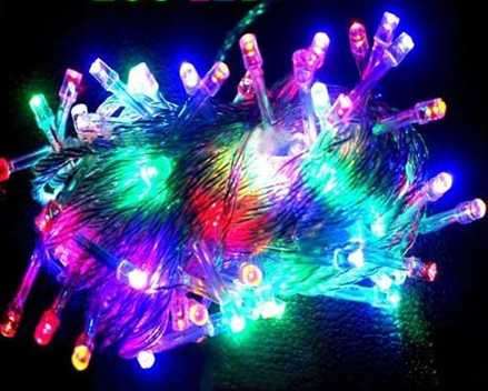 LED fairy lights (100 multicolour)