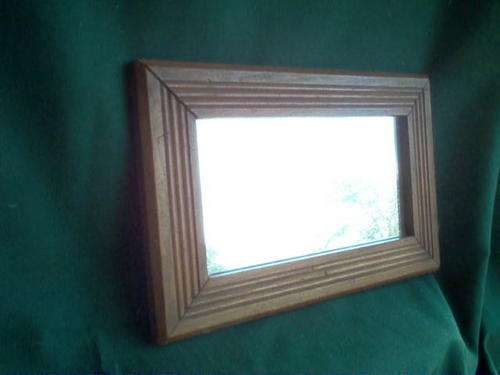 MIRROR IN WOODEN FRAME