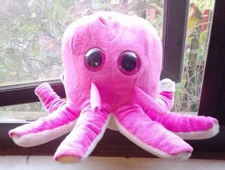Keel Toys. Turtley Awesome And Friends. Pink Octopus Soft Toy.