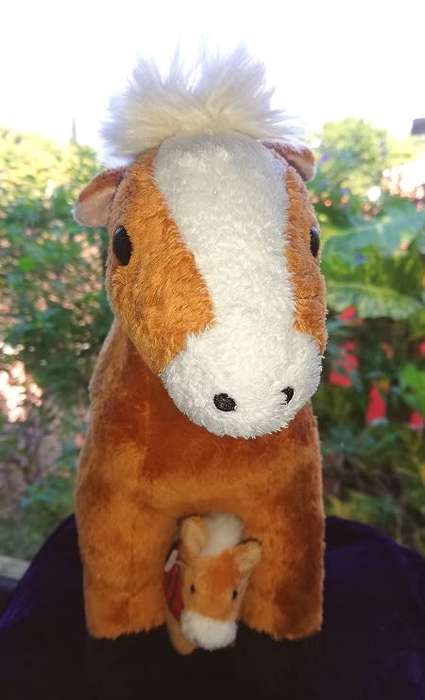 Holly the Horse and Baby Nixe! Spiegelburg Pony Pals Plush Soft Toys!  Cheap!
