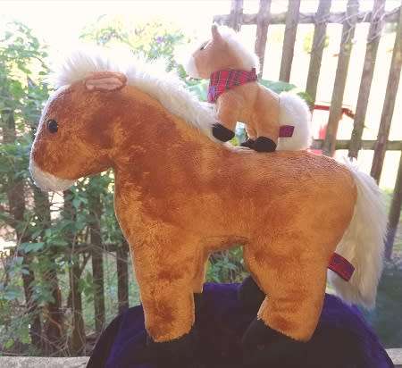 Holly the Horse and Baby Nixe! Spiegelburg Pony Pals Plush Soft Toys!  Cheap!