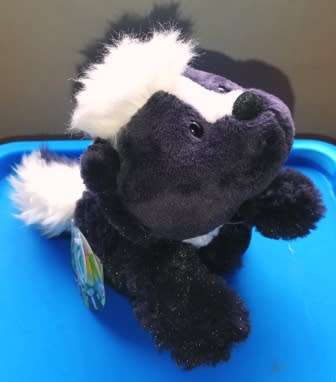 Forest Friends - Steve the Skunk. RARE Plush NICI Toy with Tags! 22cm.