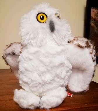 Snowy Owl - Wild Republic. Super soft stuffed Animal. 22cm.