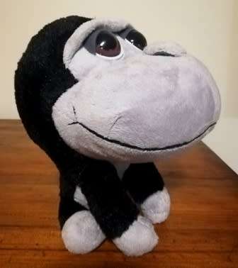 Protected World Gorilla plush toy. 25cm.