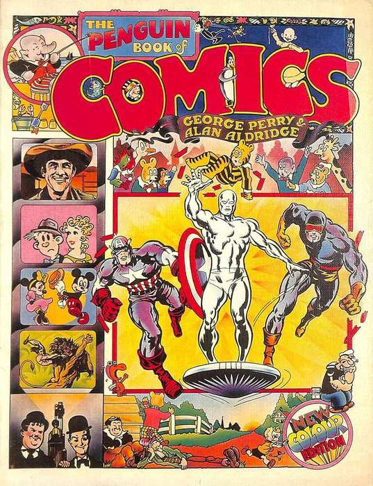RARE & VINTAGE. The Penguin Book of Comics by George Perry & Alan Alridge. Paperback.