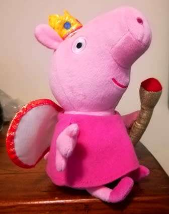 TY Beanie. Princess Peppa Pig. Lovely Beanie plush toy. 18cm.