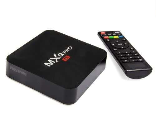 DSTV NOW, MXQ Pro, MXQ, Android 7.1,  RK Smart TV BOX Kodi 18 with Backlit keyboard remote, Showmax