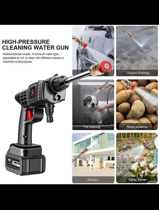 High pressure washer gun cordless and rechargeable 48v