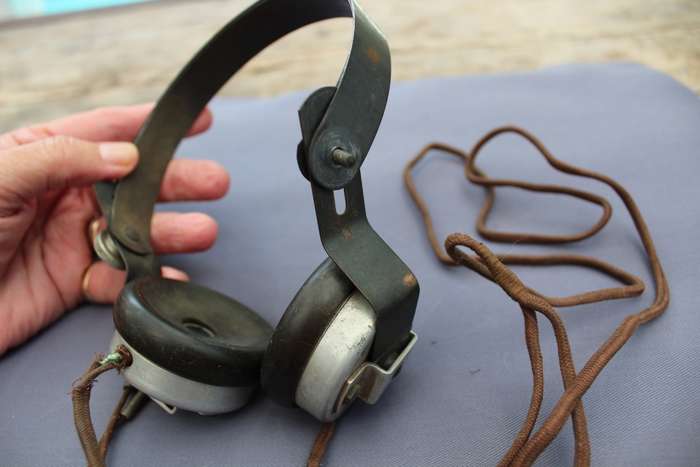 WW2 radio headset  - T.M.C. London