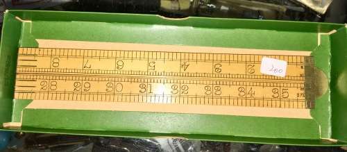 10 X  Boxwood Rules 4 Fold  New Old Stock,  (Never BeenUsed) R200 each