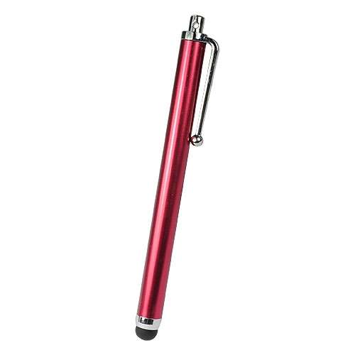 Clip Pen Style Touch Stylus For iPad 1/2 iPhone 4G iPod Red