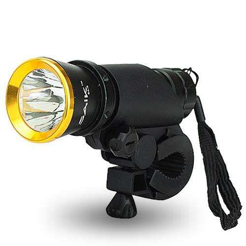 SAIK SA-8 2-Mode High AAA Power LED Cycle Bike Light Bicycle Flashlight