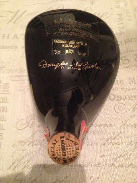 Mc Gibbons Special Reserve Golf Club Whisky 1980's...B87...750 ml(Not Miniature)