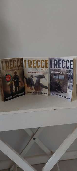 Trilogy of 1 Recce Books authored by Alexander Strachan