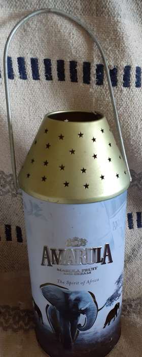 Amarula candle or bottle holder