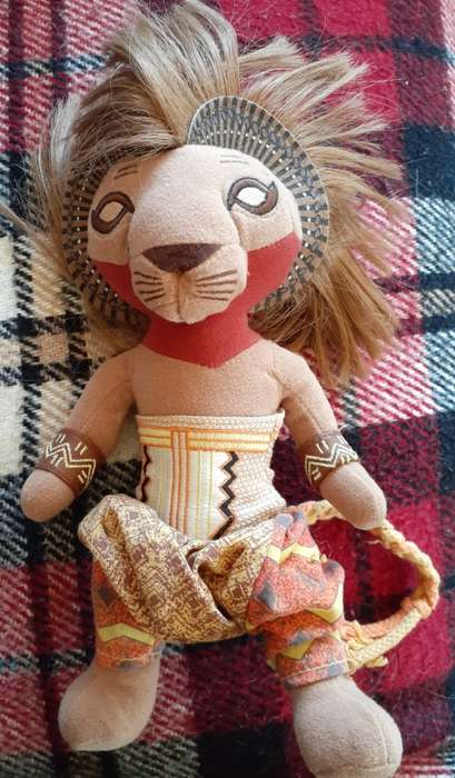 The Lion King `Simba` toy from the stage show