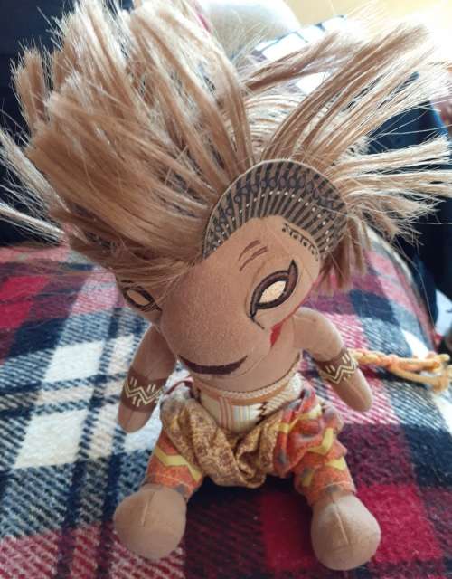 The Lion King `Simba` toy from the stage show