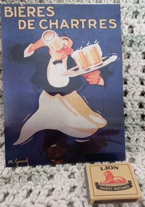 `Bieres de Chartres` metal sign