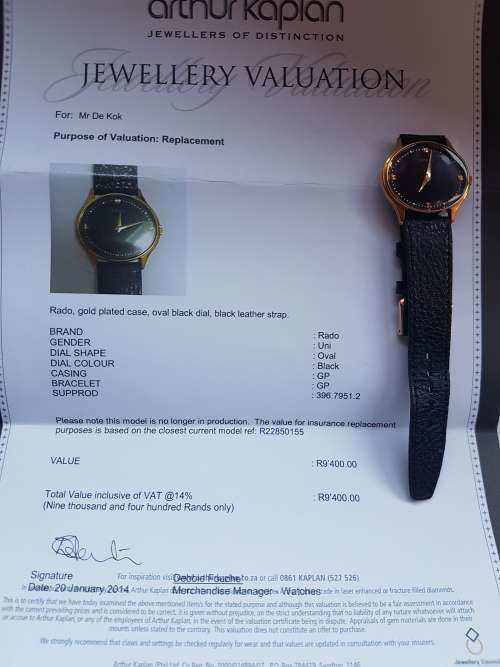 Unique Unisex Rado Watch