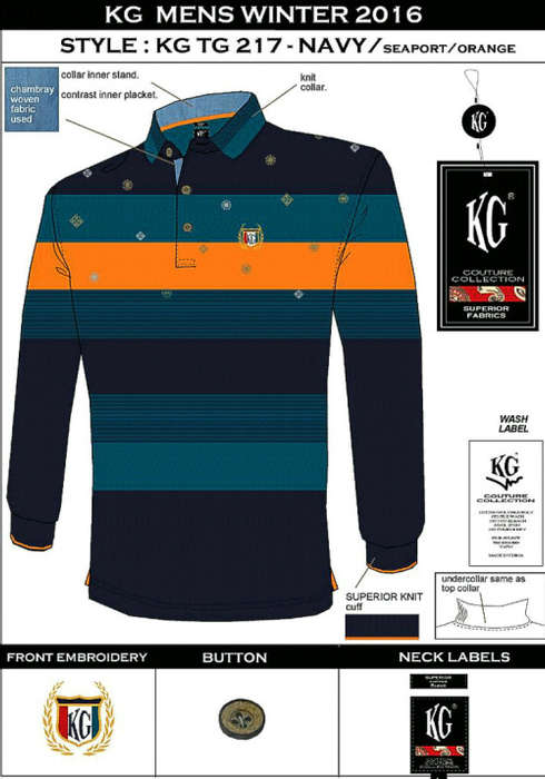KG COUTURE COLLECTION ORIGNAL MENS DESIGNER L/S TOP SIZE SMALL!!!!!!! MARKET VALUE R999.99