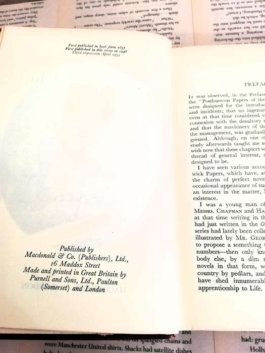 Pickwick Papers by Charles Dickens (1953 editions)