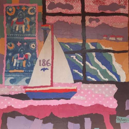 SET SAIL - An original painting by Liz Fitzhenry