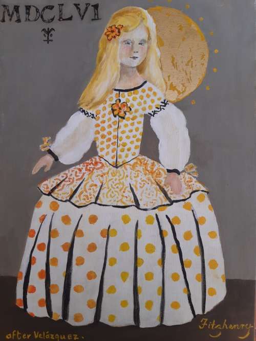 PRINCESS MARGARITA - An original painting by Liz Fitzhenry