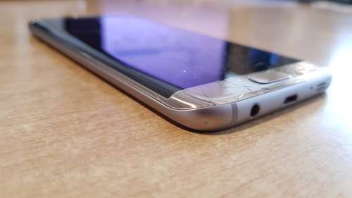 Samsung Galaxy S7 Edge Gold SM-G935F (Cracked Glass + Flicker LCD)