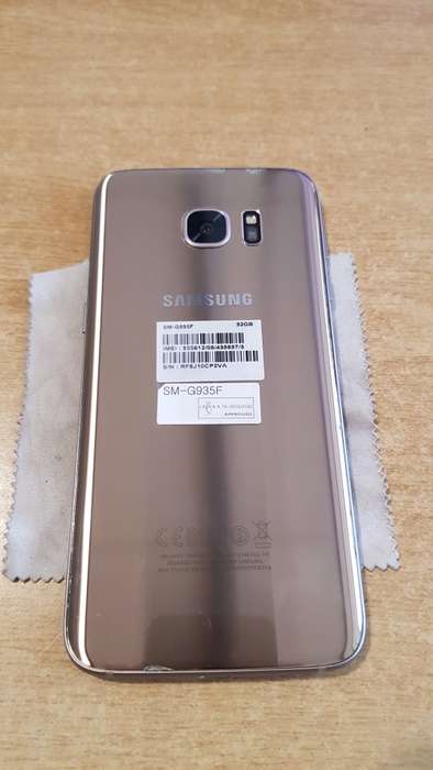 Samsung Galaxy S7 Edge Gold SM-G935F (Cracked Glass + Flicker LCD)