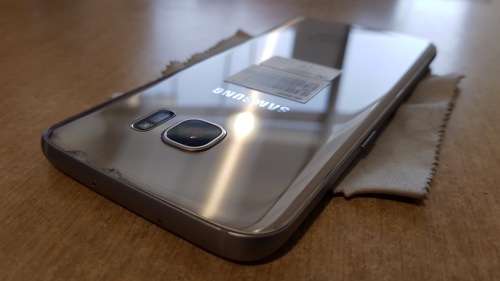 Samsung Galaxy S7 Edge Gold SM-G935F (Cracked Glass + Flicker LCD)