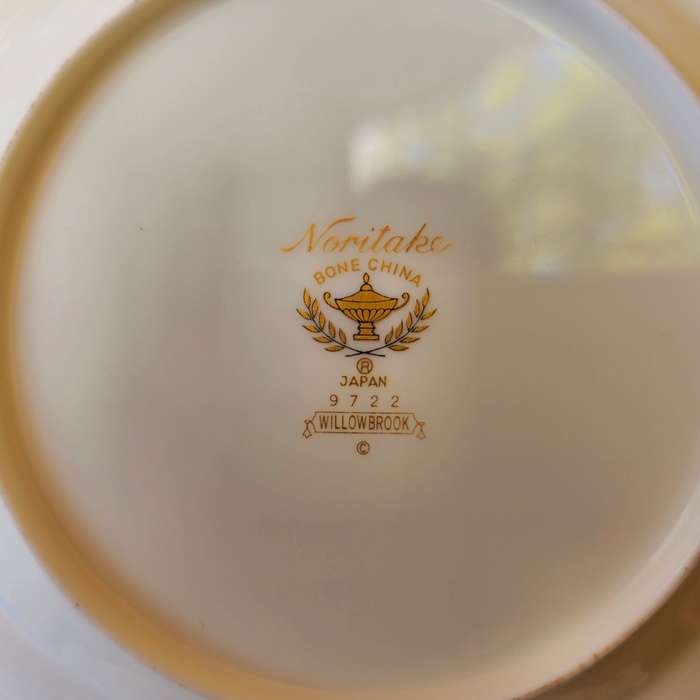 Discover the Timeless Elegance of Noritake Willowbrook Bone China - 8 Trio Sets Available