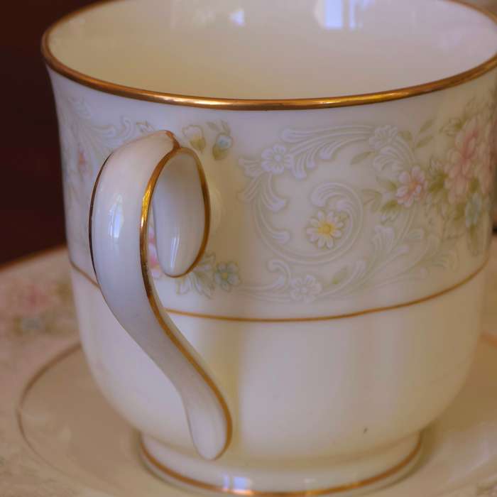 Discover the Timeless Elegance of Noritake Willowbrook Bone China - 8 Trio Sets Available