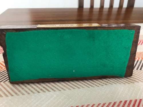 VINTAGE RAILWAY SLEEPER SCREW -  BAR OR DESKTOP ITEM