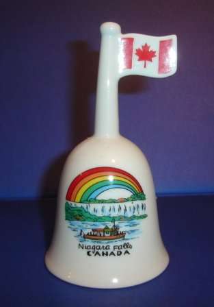 PORCELAIN " NIAGARA FALLS CANADA " BELL from BLISFUL