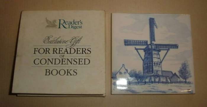 READER'S DIGEST DELFT " TORENMOLEN " WINDMILL TILE from BLISFUL