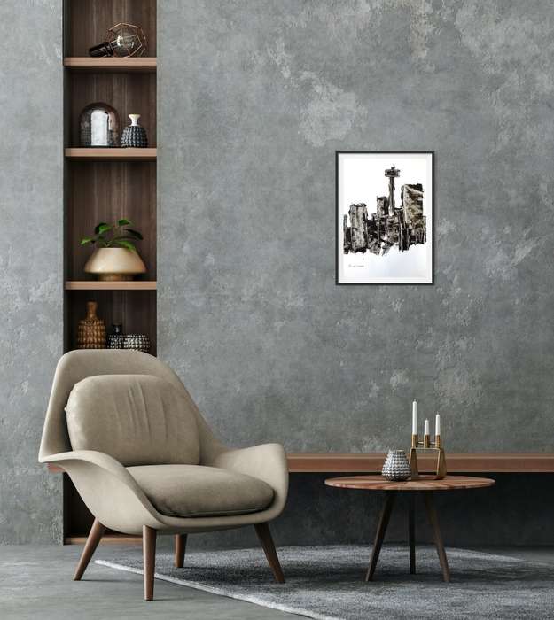 Hilton Edwards Abstract Art Painting - cityscape