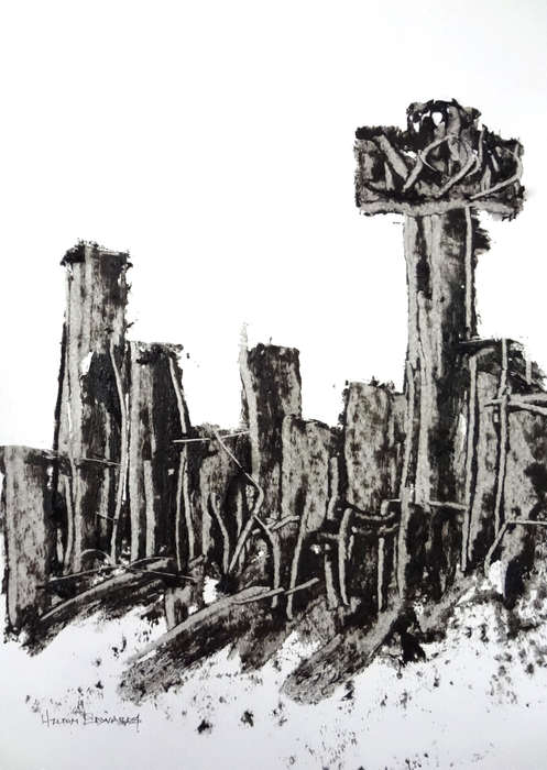 Hilton Edwards Abstract Art Painting - cityscape