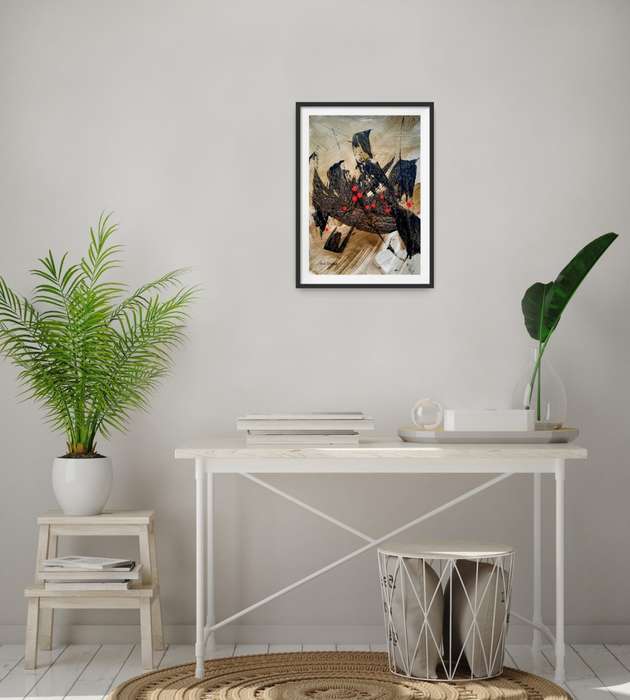 Hilton Edwards Abstract Art Painting
