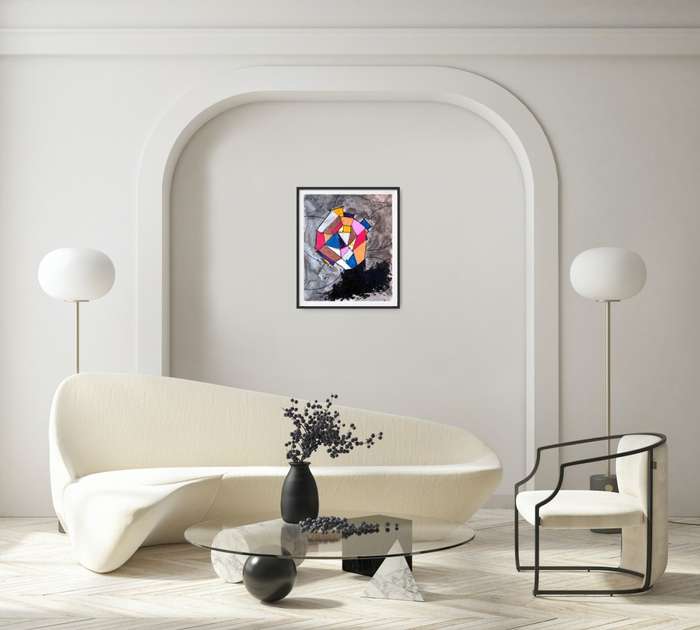 Hilton Edwards Abstract Art Painting - Portrait Series